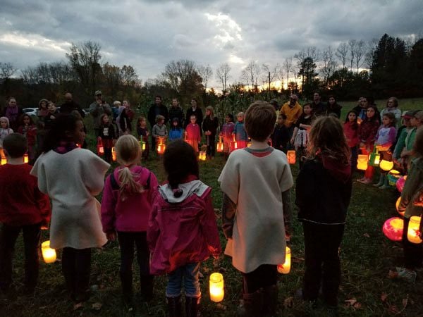 Waldorf lantern walk